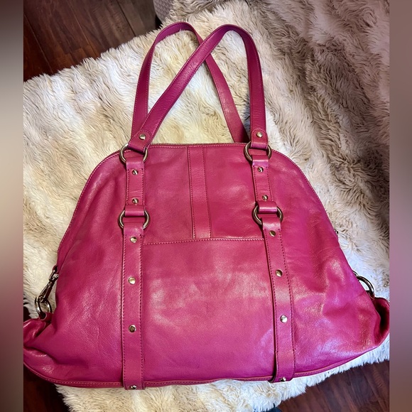 Hayden Harnett Raspberry Dome Satchel - Picture 6 of 9